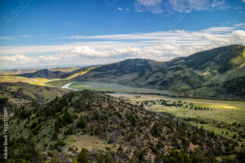 A beautiful overlooking view of nature in Lewis and Clark Caverns SP, Montana