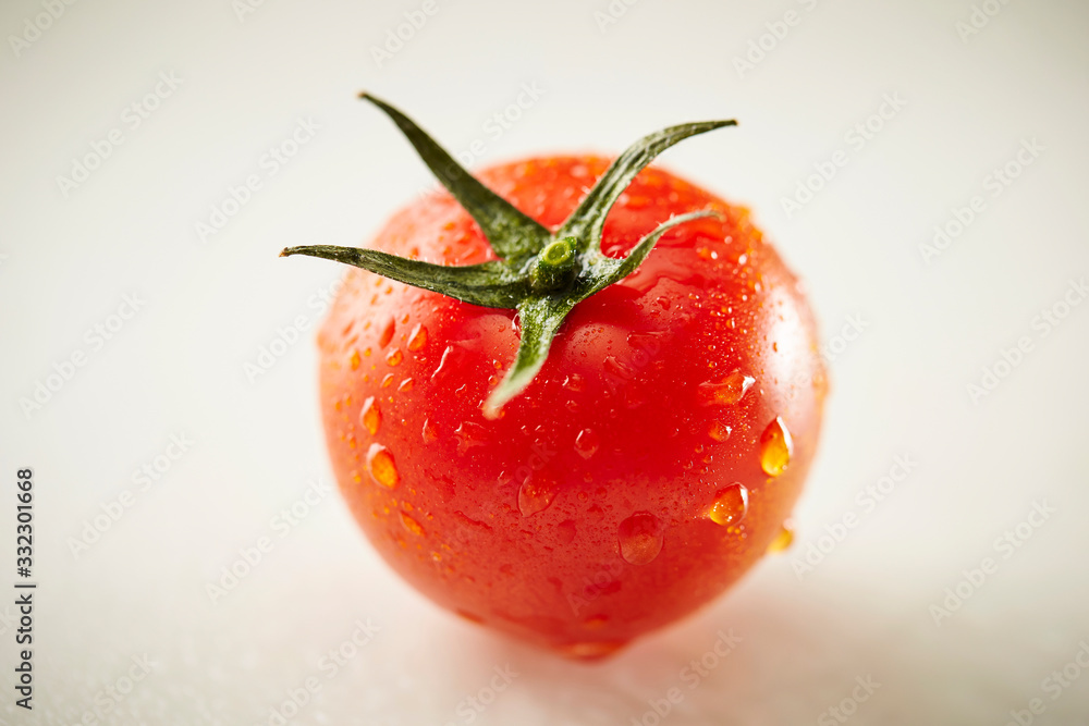 fresh tomato on white background fresh tomato on white background