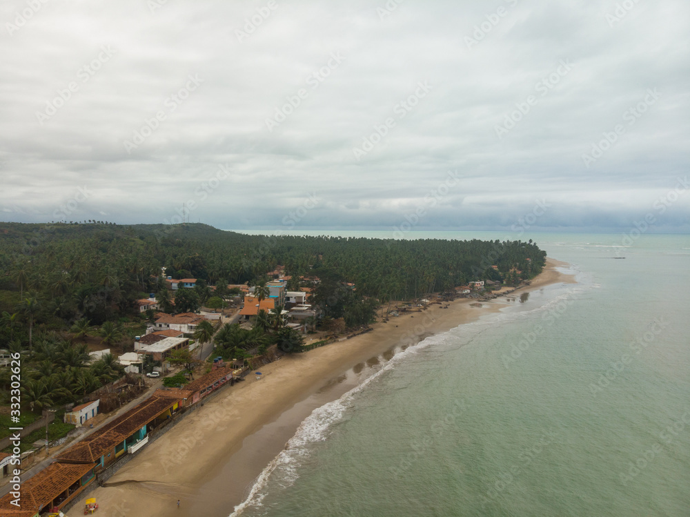 Vista Aérea praia Alagoas