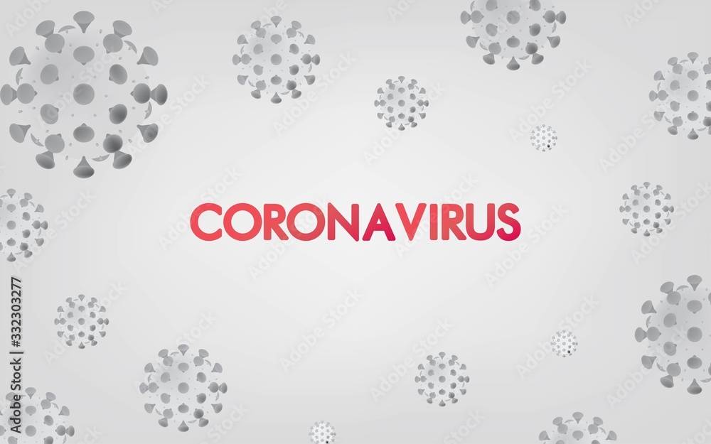 Fototapeta premium coronavirus COVID-19 Illustration concept. Health and medical related background