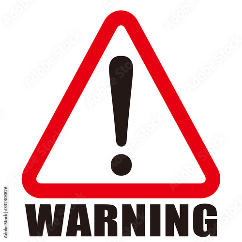 hazard sign icon vector triangle