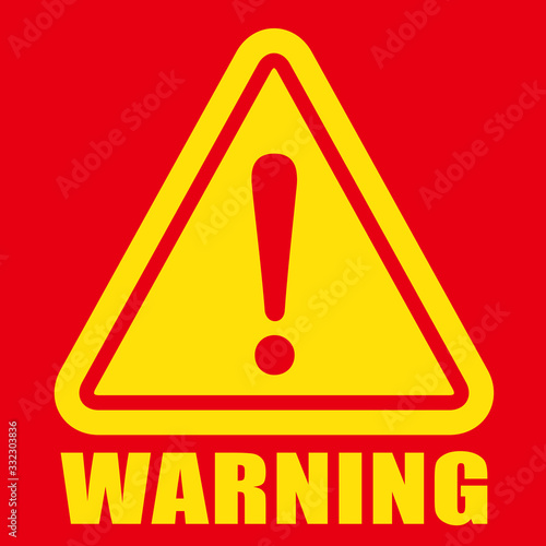 hazard sign icon vector triangle