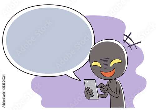 スマホで悪さをする人