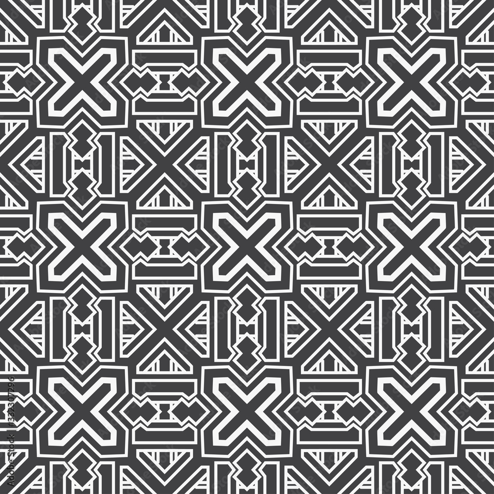 Seamless geometric vector pattern. Seamless geometric vector pattern.