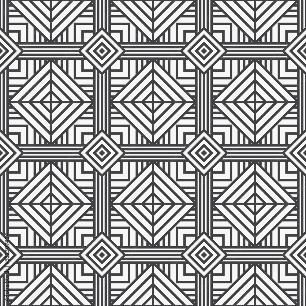 Seamless geometric vector pattern.