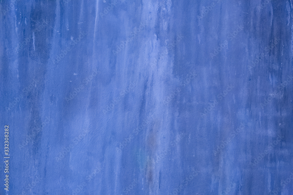 Obraz premium Old cement paint blue wall