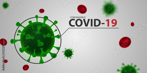 Coronavirus or Corona virus concept. covid-19