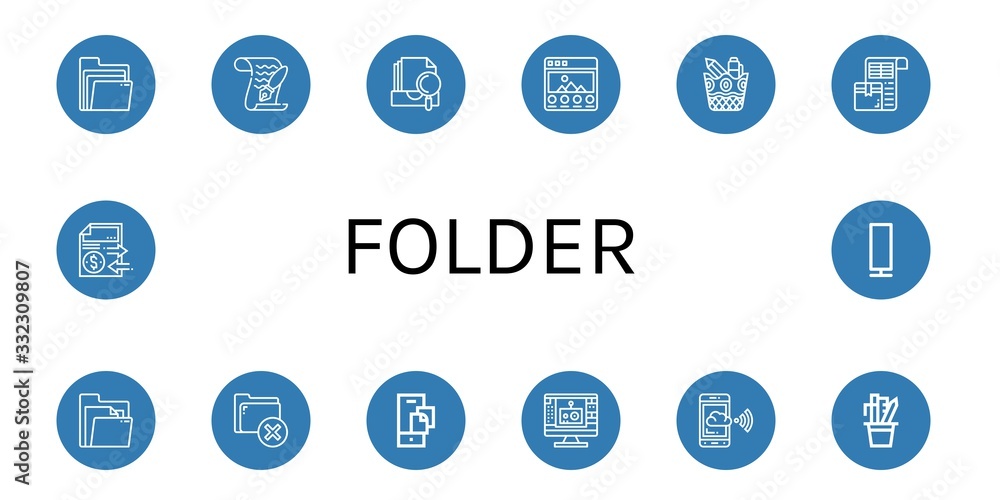 folder icon set folder icon set