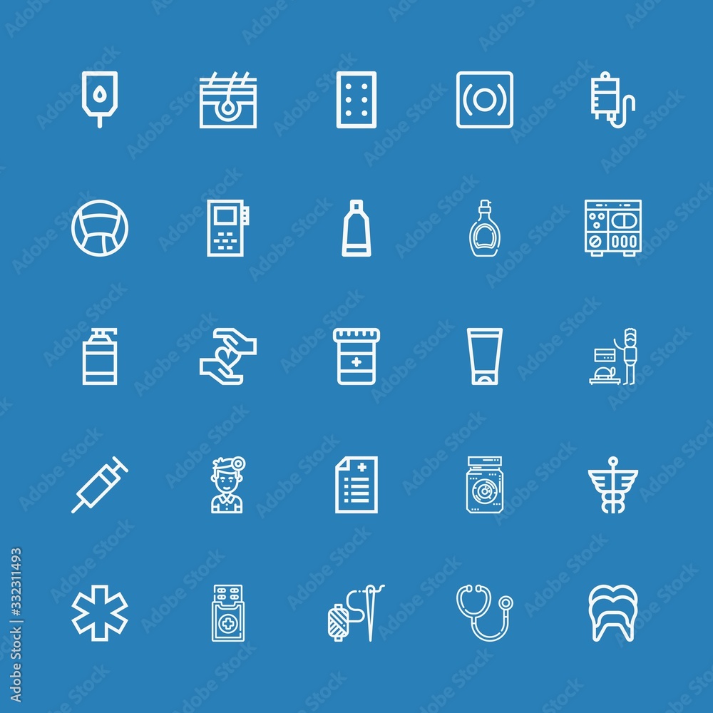 Editable 25 treatment icons for web and mobile Editable 25 treatment icons for web and mobile