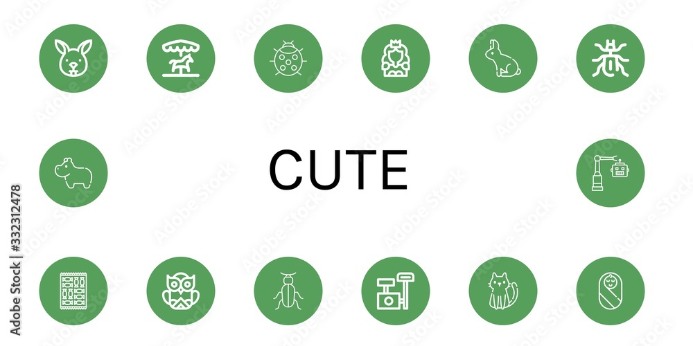 cute icon set cute icon set
