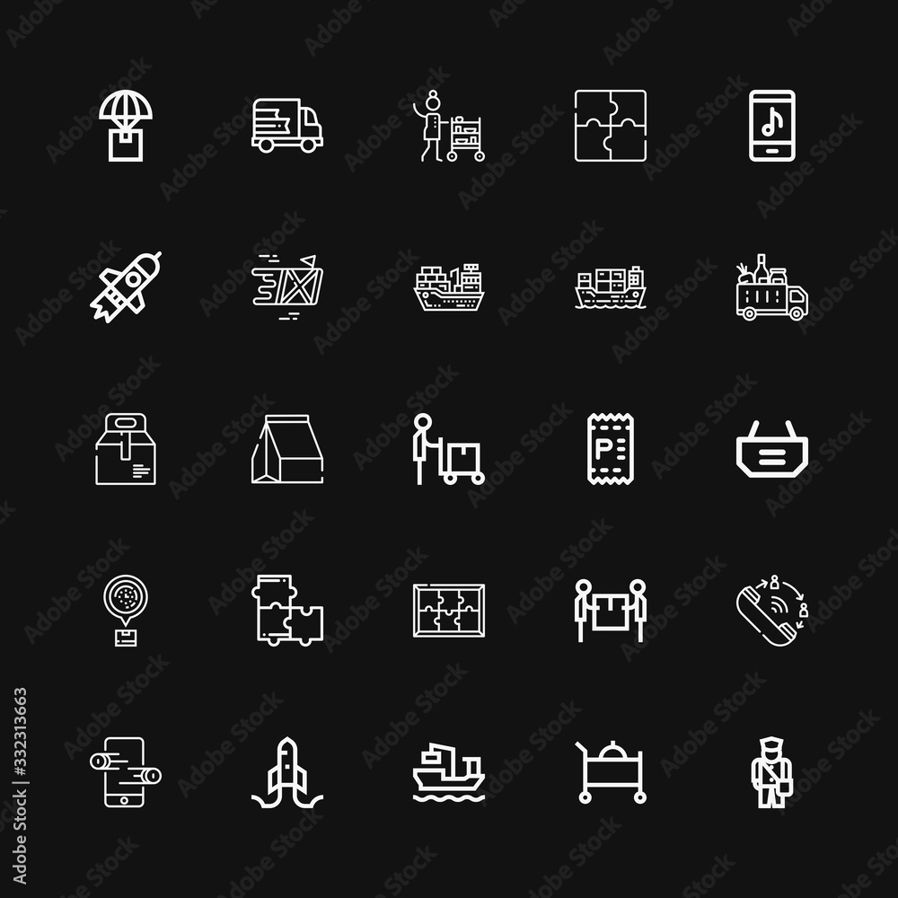Editable 25 order icons for web and mobile Editable 25 order icons for web and mobile