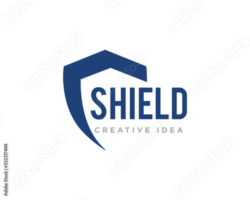 Shield Protection Logo Icon Design Vector