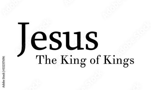 Christian faith, typography for print or use as poster, card, flyer or T Shirt