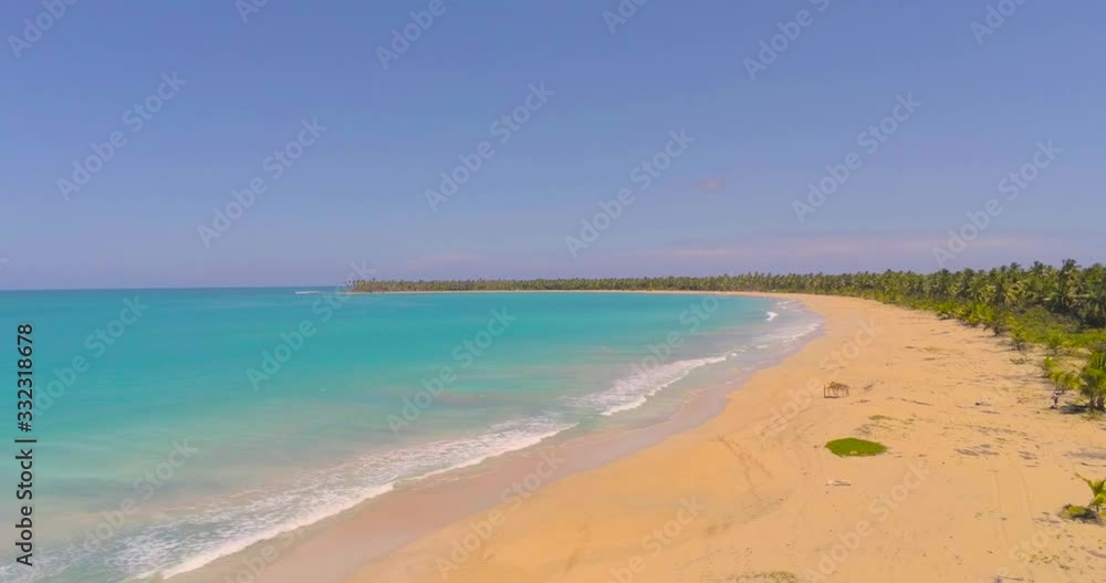 Costa Esmeralda, a virgin beach on the coasts of Punta Cana, Dominican Republic. Untouched by big resorts and common bussines. Costa Esmeralda, a virgin beach on the coasts of Punta Cana, Dominican Republic. Untouched by big resorts and common bussines.