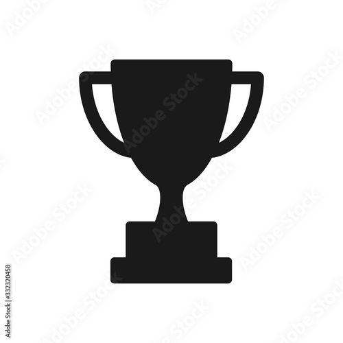 Photo trophy icon in trendy flat style