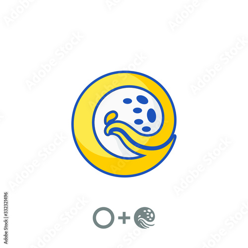 octopus and circle/letter O logo inspiration