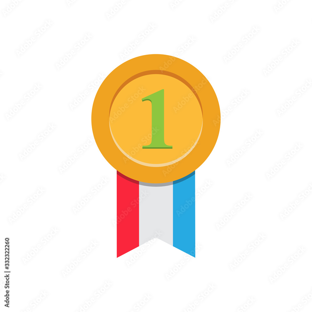 award vector icon, flat design best vector award illustration, medal icon award vector icon, flat design best vector award illustration, medal icon