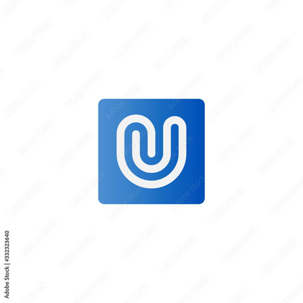 Creative Letter U logo icon design template elements Creative Letter U logo icon design template elements