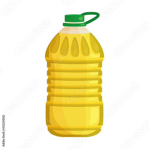 Bottle oil vector icon.Cartoon vector icon isolated on white background bottle oil .