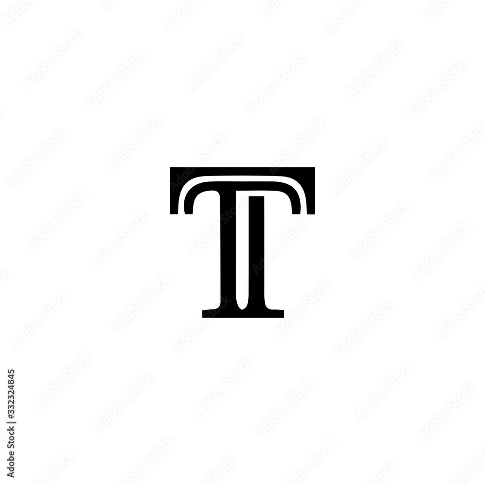 Initial T Letter Logo With Creative Modern Business Typography Vector Template. Initial T Letter Logo With Creative Modern Business Typography Vector Template.