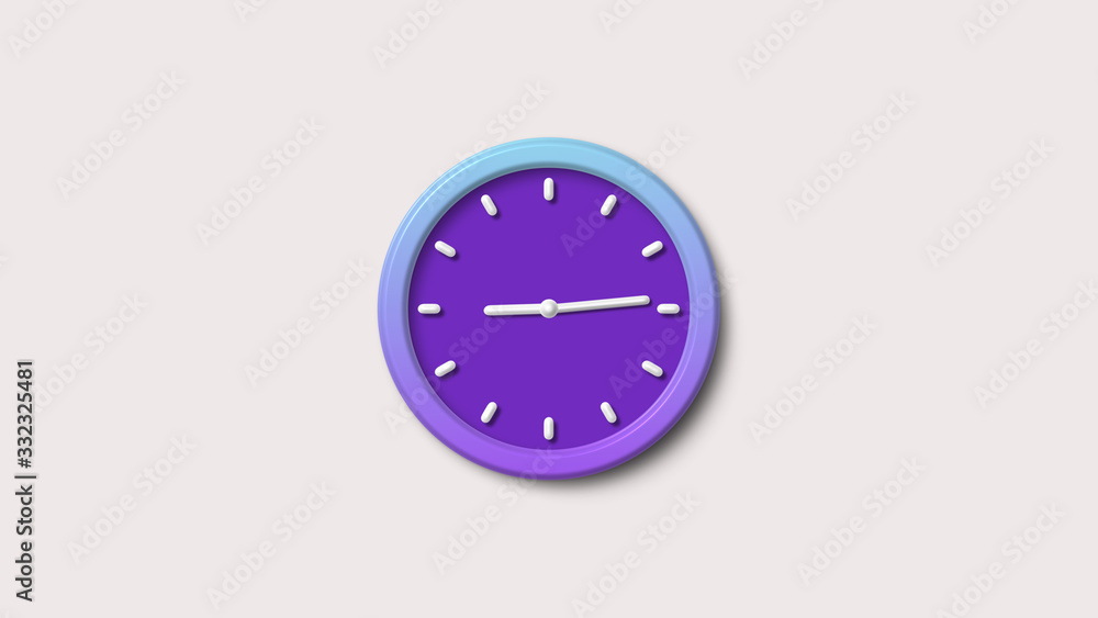 3d purple wall clock icon,white background wall clock icon 3d purple wall clock icon,white background wall clock icon