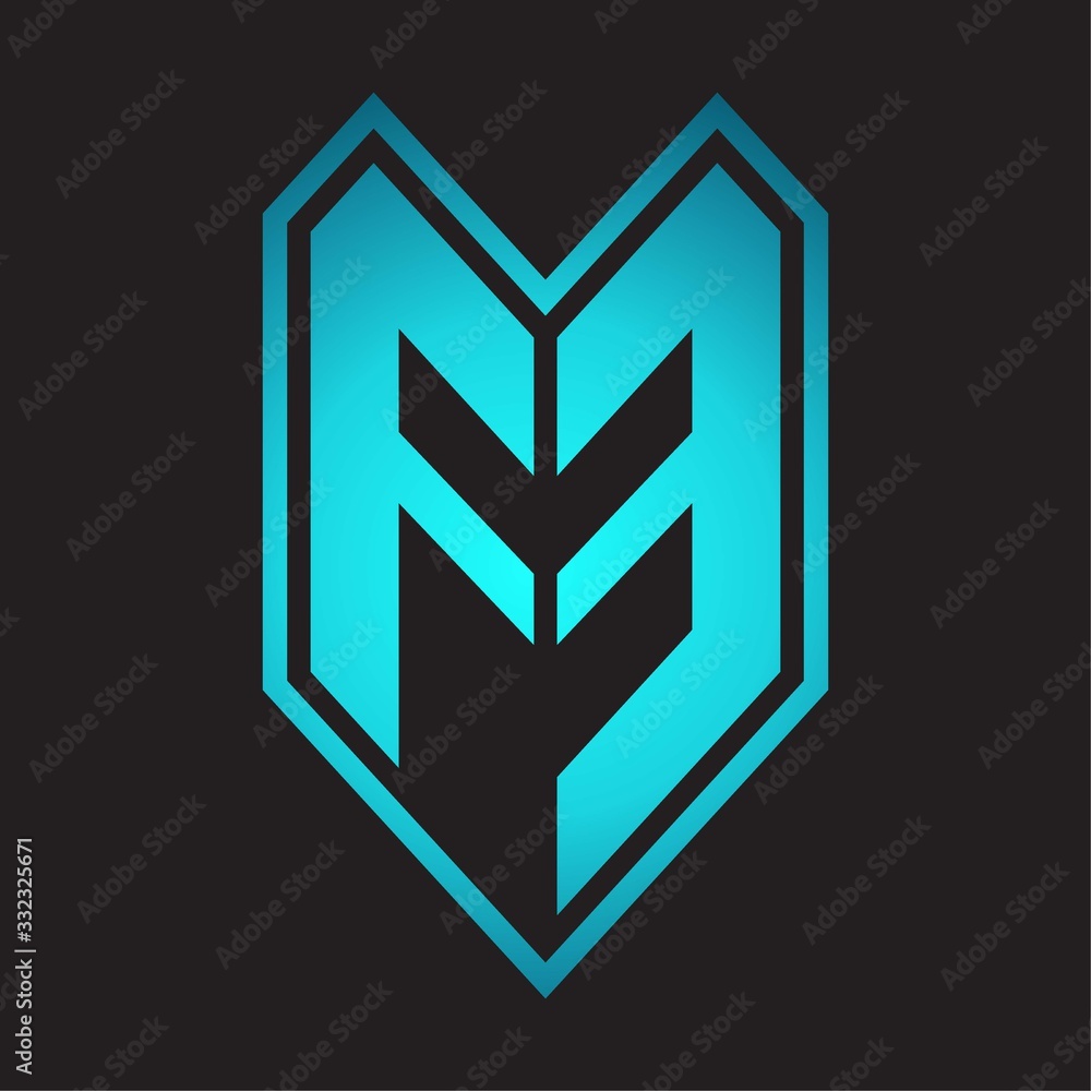 FE Logo monogram with emblem line style isolated on blue gradient colors FE Logo monogram with emblem line style isolated on blue gradient colors