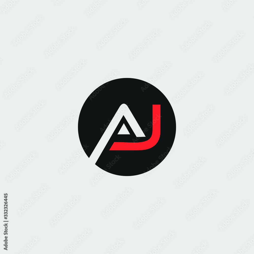 Initial AJ Letter Logo With Creative Modern Business Typography Vector Template. Initial AJ Letter Logo With Creative Modern Business Typography Vector Template.