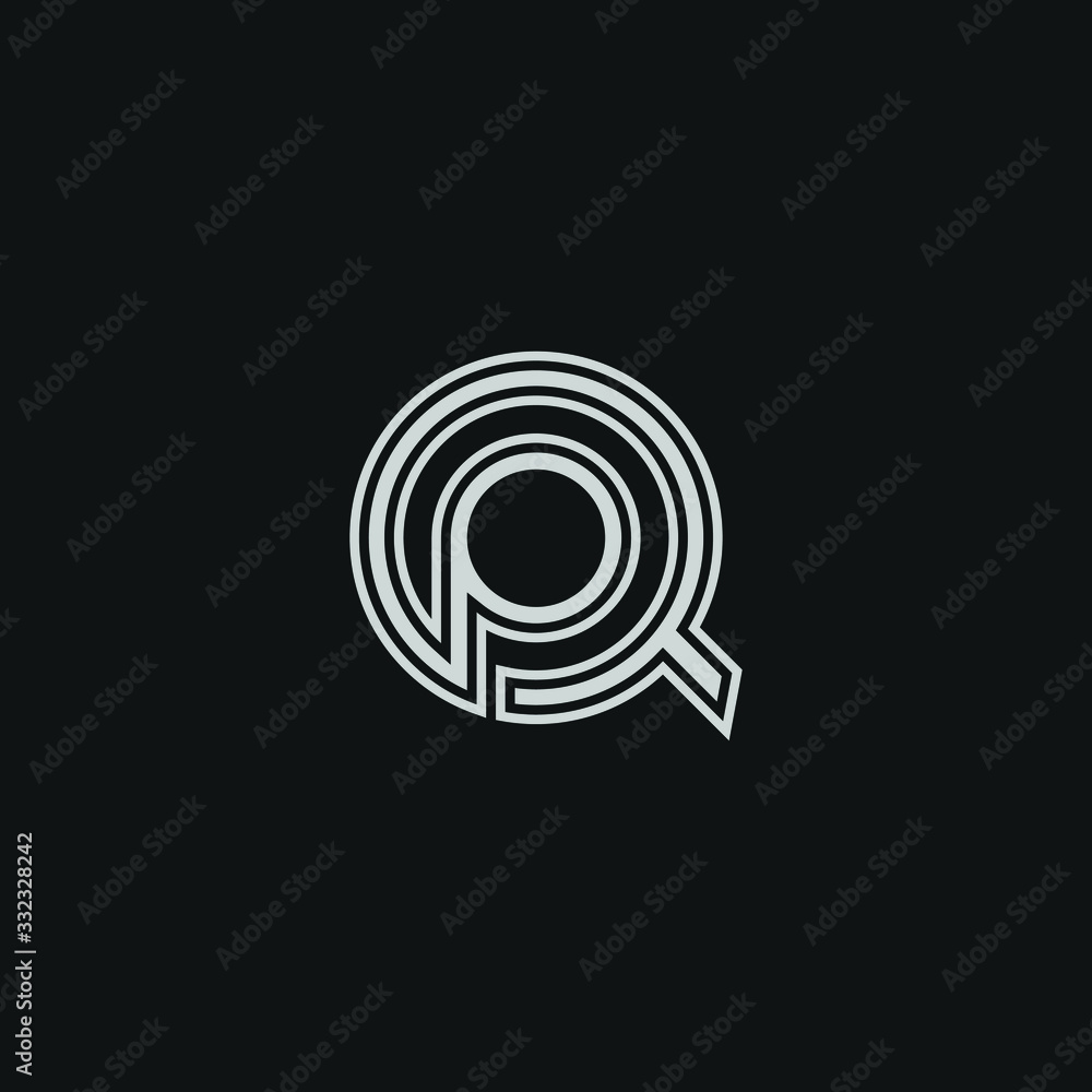 Initial PQ Letter Logo With Creative Modern Business Typography Vector Template. Initial PQ Letter Logo With Creative Modern Business Typography Vector Template.