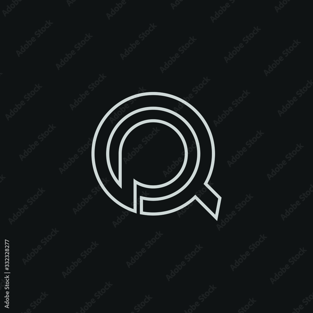 Initial PQ Letter Logo With Creative Modern Business Typography Vector Template. Initial PQ Letter Logo With Creative Modern Business Typography Vector Template.