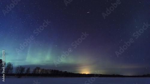 Aurora in sky Finland © TPG