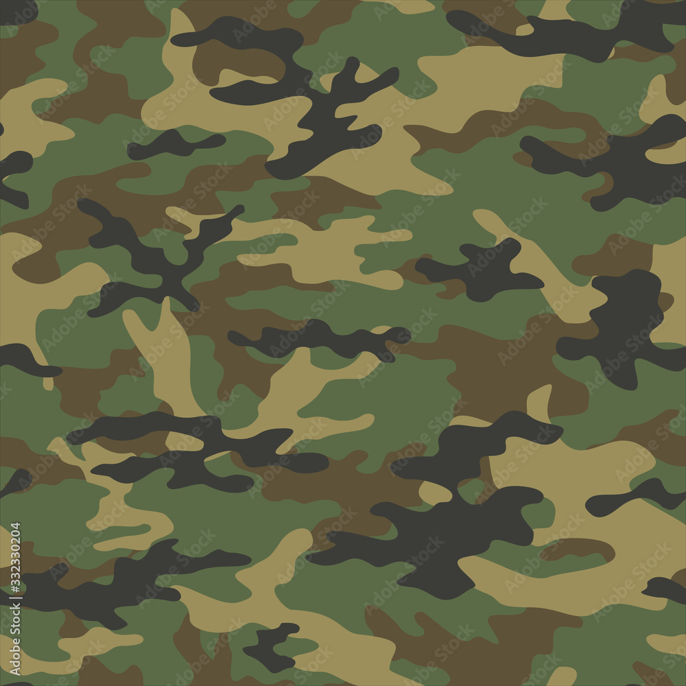Seamless camouflage military texture pattern. Army background for print. Seamless camouflage military texture pattern. Army background for print.