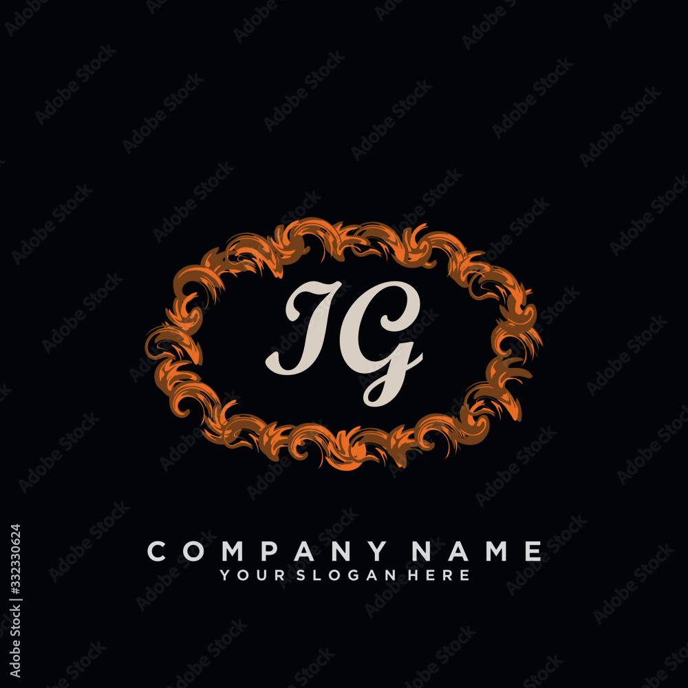 Initial Letter IG Logo With circle Template Vector
Initial Letter IG Logo With circle Template Vector