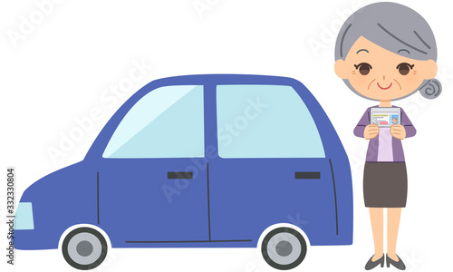 自動車と高齢者ドライバー