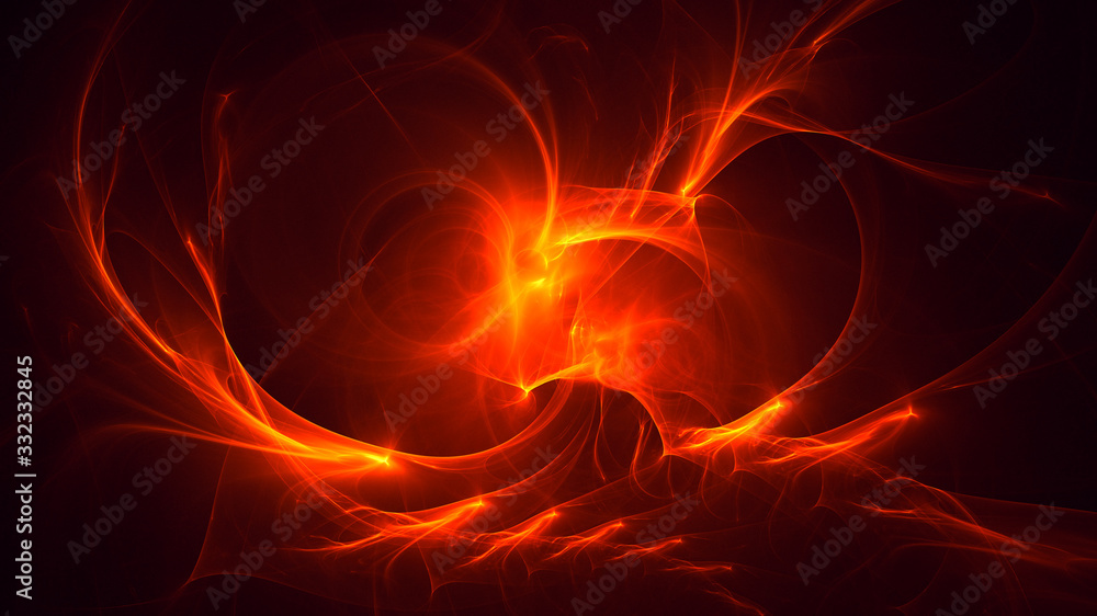 3D rendering abstract colorful fractal light background 3D rendering abstract colorful fractal light background