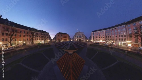 Gärtnerplatz München Sonnenaufgang