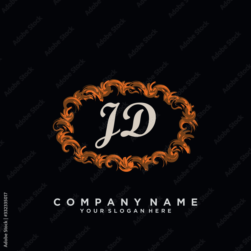 Initial Letter JD Logo With circle Template Vector
Initial Letter JD Logo With circle Template Vector
