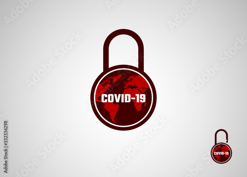 Lockdown due to Covid-19 outbreak. New coronavirus pandemic crises. Stay at home to fight coronavirus. Curfew on cities to control the virus spread. Infectious disease prevention. Social distancing.