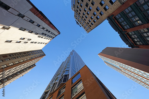 Skyscrapers in Manhattan at day, New York City, USA.