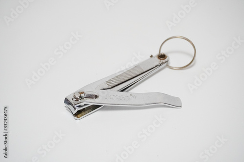 nail clippers with white background