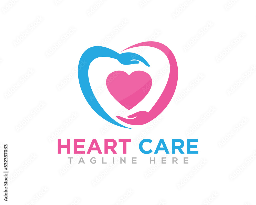 People Care Logo Icon Design Vector
