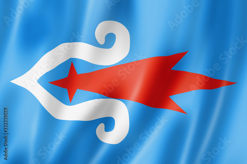 Φωτογραφία Ainu people ethnic flag, Asia