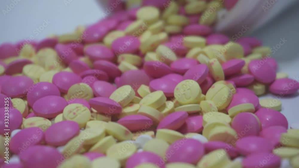 Many medicine pills on white background
Many medicine pills on white background