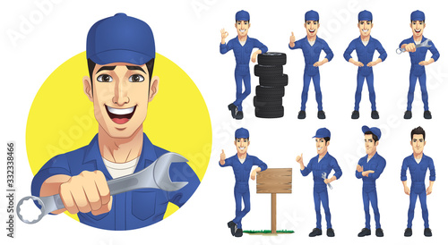 Mechanic Character Set
