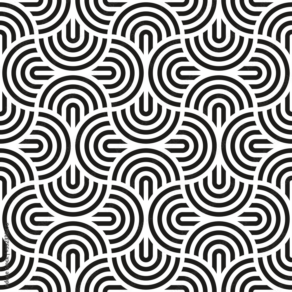 op art monochrome wave pattern.
