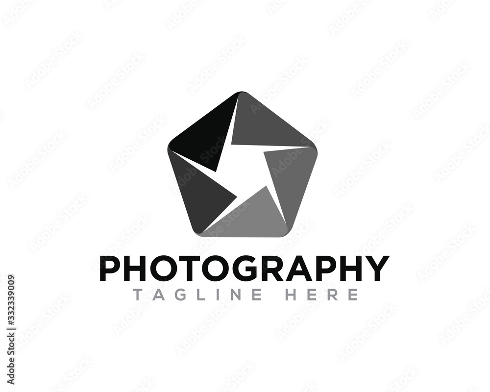 Fototapeta premium Photography Camera Logo Icon Design Vector