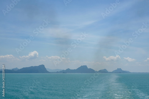 Seascape of gulf of Thailand