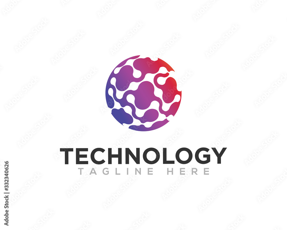 Technology Logo Icon Design Vector Technology Logo Icon Design Vector
