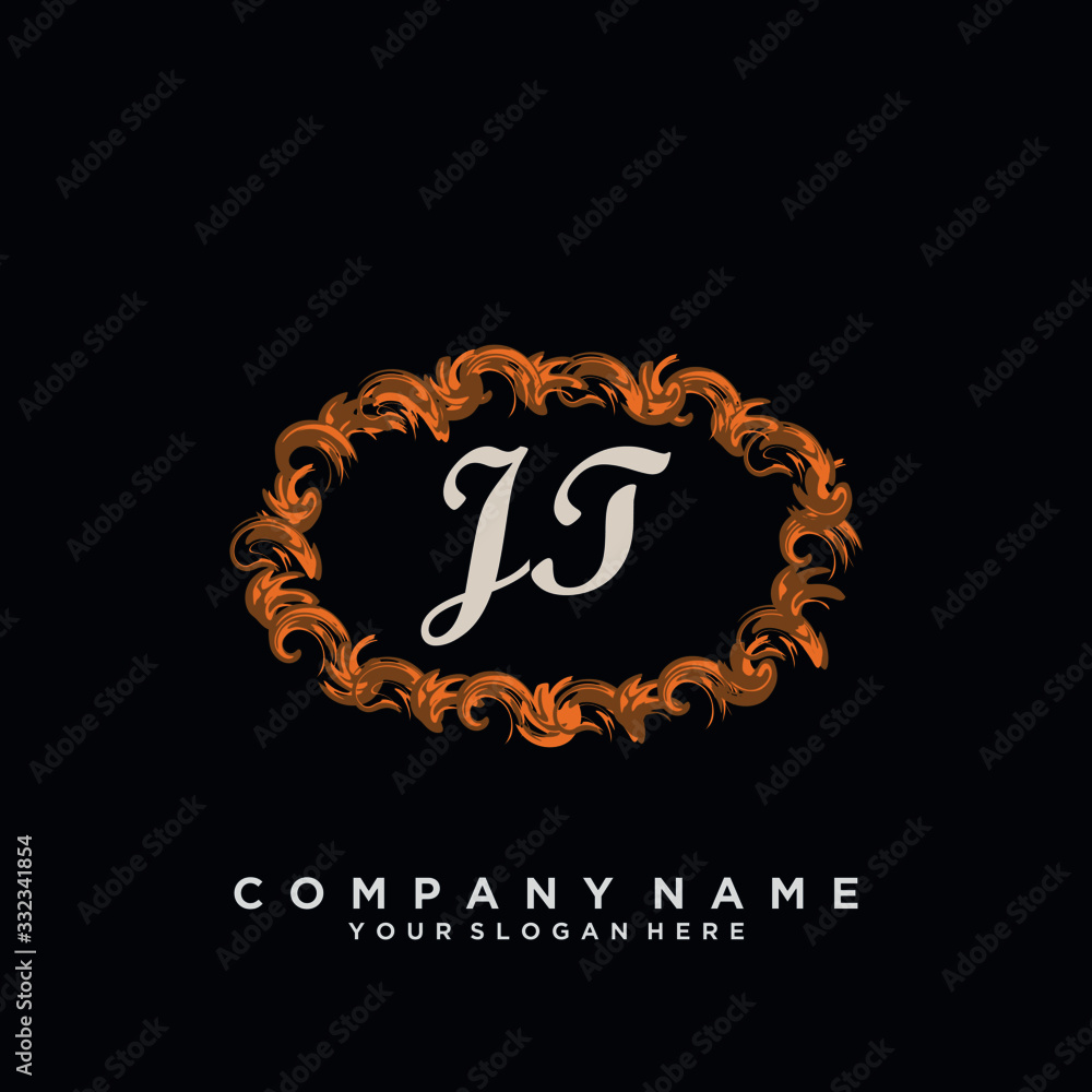Initial Letter JT Logo With circle Template Vector
Initial Letter JT Logo With circle Template Vector