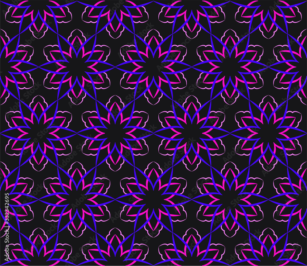 Abstract background ornament illustration. Vector textile print for bed linen, jacket, package design, fabric and fashion concepts. Seamless pattern with flowers Abstract background ornament illustration. Vector textile print for bed linen, jacket, package design, fabric and fashion concepts. Seamless pattern with flowers