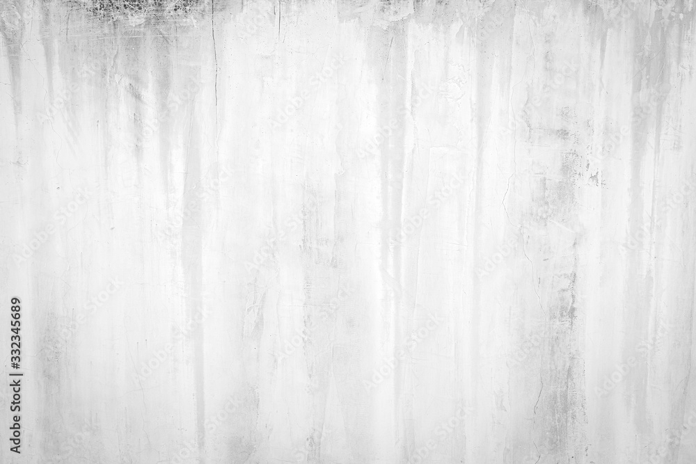 Obraz premium White painted cement wall texture background. White stucco wall background.